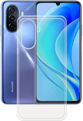 Clear Case 1,8 mm silikonski ovitek za Huawei Nova Y70 - prozoren