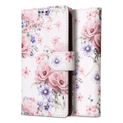 Havana preklopna torbica Wallet denarnica Fancy Diary Samsung Galaxy A13 LTE A135 - Flower bela