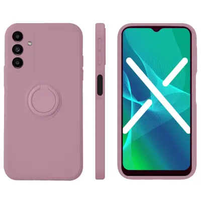 Silikonski ovitek Liquid Ring za Samsung Galaxy A53 - vijola