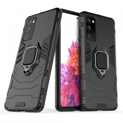 Silikonski ovitek Armor Ring za Samsung Galaxy A33 5G A336 - črn