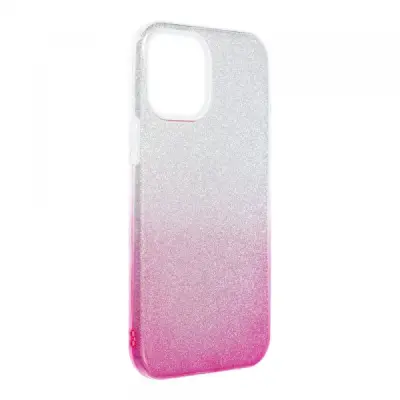 Silikonski ovitek z bleščicami Bling 2v1 za Xiaomi Redmi Note 11 Pro Plus - srebrno roza