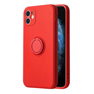 Silikonski ovitek Liquid Ring za Samsung Galaxy A53 - rdeč