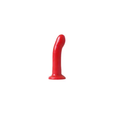 Silikonski dildo Sportsheets Flare, rdeč