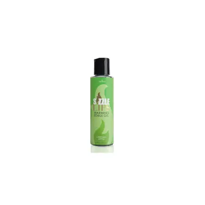 Grelni jedilni gel Sensuva Sizzle Lips, okus karamelno jabolko, 125ml