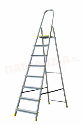 Aluminijasta lestev Bayersystem 120kg 8 stopinj