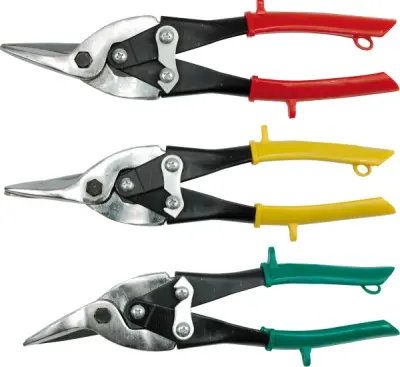 Set Vorel Sheet Metal Scissors 3 PCS 48330
