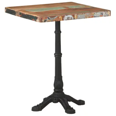 vidaXL Bistro miza 60x60x76 cm trden predelan les