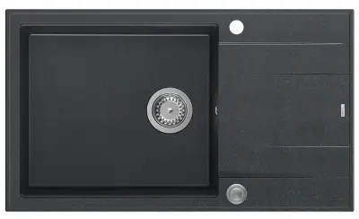 Quadron Pomivalno korito EVAN 136 XL, črno