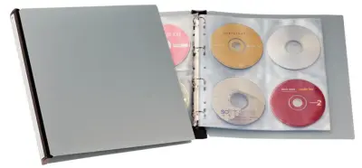Durable Album za CD/DVD plošče, srebrn (5277)