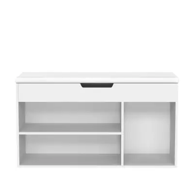 Aga Leseno stojalo za čevlje s sedežem MR2117 White