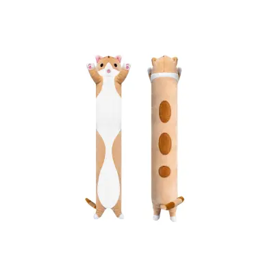 Aga4Kids Plišasta blazina Mačka rjava 50 cm