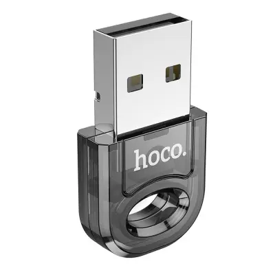 hoco Bluetooth 5.1 USB adapter prozoren črn