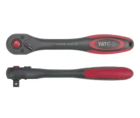 Yato ratchet 1/4 "preprosto prevlečen - črna 0290