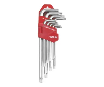 Ključ Yato Torx KLJUČ 9 PCS. T10-t50 dolg, z luknjo 0511