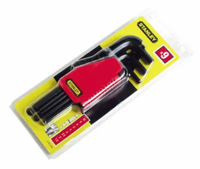 Stanley Allen Keys 9 elementov Z žogo 1,5 - 10 mm