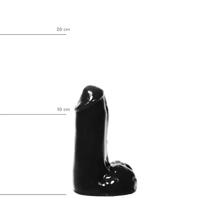 Dildo All Black, 13 cm