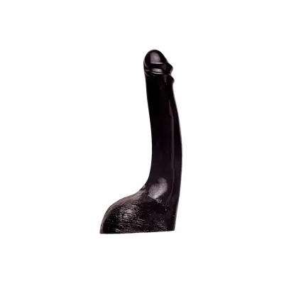 Dildo All Black, 29 cm, črn