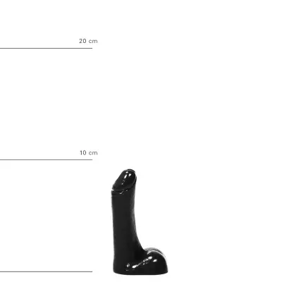 Dildo All Black, 9 cm