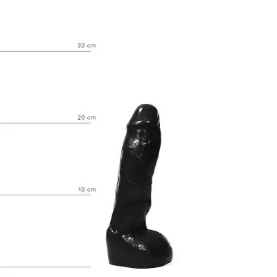 Realistični dildo All Black, 22 cm