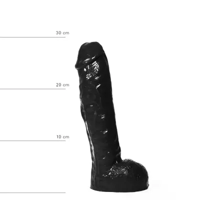 Dildo z modi All Black, 29 cm