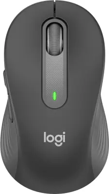 Logitech miška Signature M650, velikost L, Bluetooth, grafitna