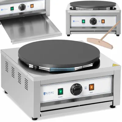 Okrogel električni pekač za palačinke, premer. 40 cm 0-300 C 3000 W