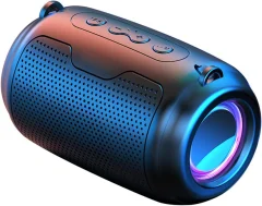 GENERIC prenosni brezžični Bluetooth mini zvočnik, vodotesen IPX7, potovalna 12-urna baterija, stereo seznanjanje (črna)