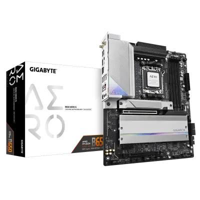 GIGABYTE B650 AERO G, DDR5, SATA3, USB3.2Gen2x2, DP, 2.5GbE, WiFi 6E, AM5 ATX