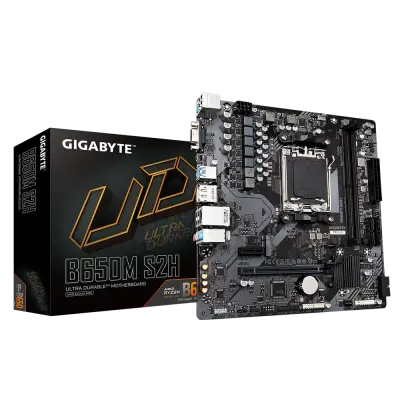 GIGABYTE B650M S2H, DDR5, SATA3, USB3.2Gen1, DP, AM5 mATX