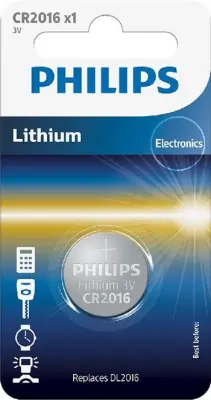 PHILIPS baterija CR2016, 3V