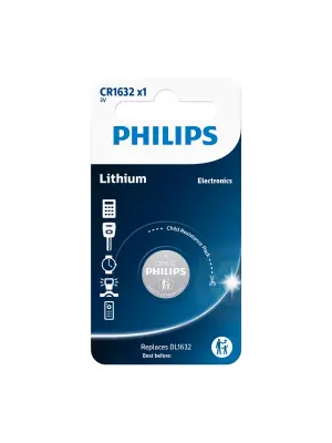 PHILIPS baterija CR1632 3V