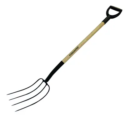 Fiskars vilice lesena gred 4 zob 250