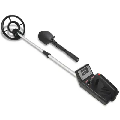 vidaXL Detektor kovin z lopato 160 cm