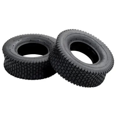 vidaXL Pnevmatike za samokolnico 2 kosa 13x5,00-6 4PR guma