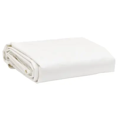 vidaXL Ponjava bela Ø 2,6 m 650 g/m²