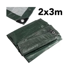 Visokokakovostna nepremočljiva ponjava 2x3m 120g/m2 temno zelena