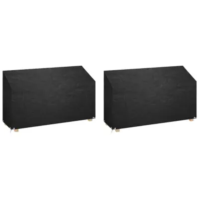 vidaXL Prevleka za gugalno klop 12 kosa 8 obročkov 210x70x70/88 cm PE