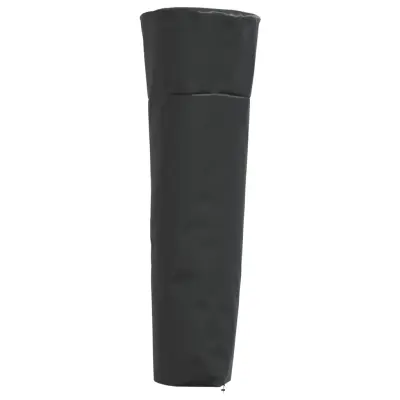 vidaXL Prevleka za grelnik oblika stožca črna 86x47x241 cm 420D oxford