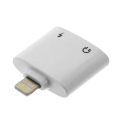 Apple Lightning to Lightning and 3,5 mm Jack Audio Charge Adapter – bel ali crn