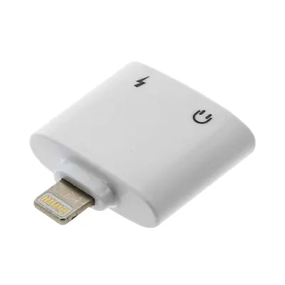 Apple Lightning to Lightning and 3,5 mm Jack Audio Charge Adapter – bel ali crn