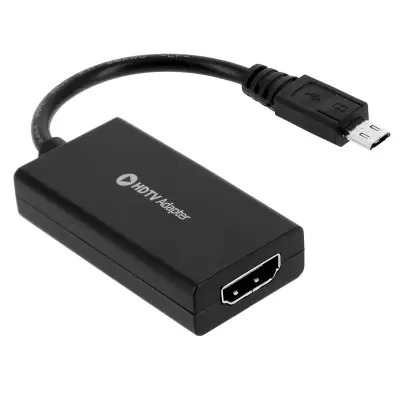 MHL Micro-USB moški na ženski adapterski kabel HDMI