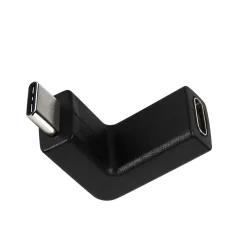 Adapter USB tipa C na USB tipa C kotno sinhrono polnjenje - crn