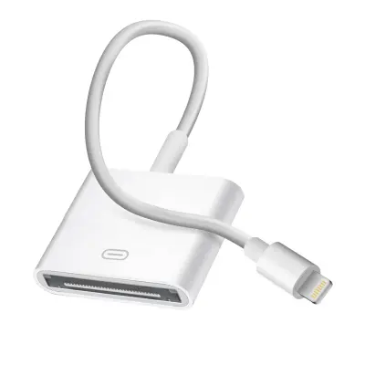 Apple Lightning moški na 30-polni ženski adapterski kabel za polnjenje