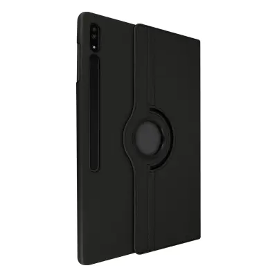 Samsung Galaxy Tab S8 Ultra ovitek s preklopom, 360° portret / ležeca podpora za video - crn