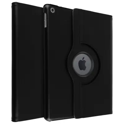 Preklopno stojalo za iPad 9 2021, iPad 8 2020 in iPad 7 2019, 360° vrtljivo, pokoncno/ležece - crna