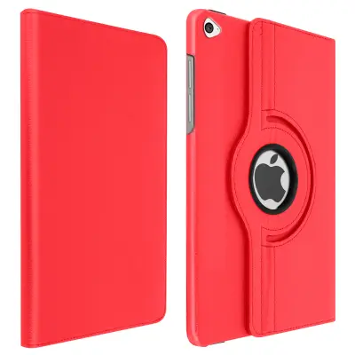 Preklopna torbica za iPad Pro 9.7 / iPad Air 2, 360° vrtljivo stojalo, pokoncno / ležece - rdeca