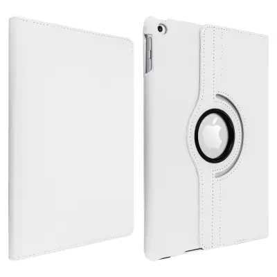 Ovitek, 360° vrtljiva folija za Apple iPad 5 / iPad 6 / iPad Air - bela