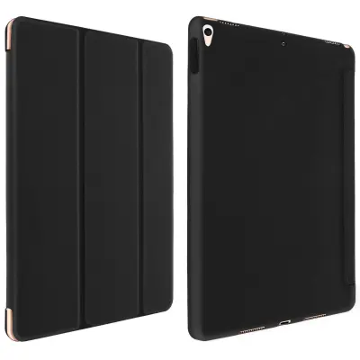 Trikratna zašcitna torbica, tanko in lahko stojalo za video - crna str. Apple iPad Air 3 2019 in iPad Pro 10.5