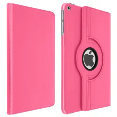 iPad 5 / iPad 6 / iPad Air Flip Case 360° vrtljivo stojalo, pokoncno / ležece - roza