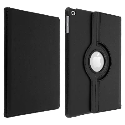 Ovitek, 360° vrtljiva folija za Apple iPad 5 / iPad 6 / iPad Air - crna